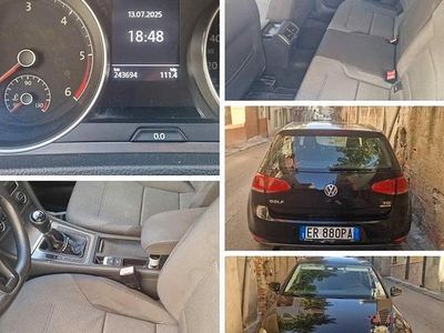 Usata VW Golf VII 105 CV (77 kW) 2013 Nero Utilitaria