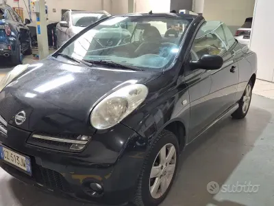 Usata Nissan Micra C+C 88 CV (64 kW) 2006 Nero Cabrio