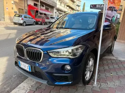 Begagnad BMW X1 Advantage 150 HK (110 kW) 2018 Blå SUV