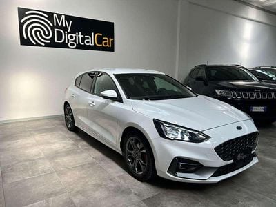 Usata Ford Focus ST-Line 125 CV (91 kW) 2020 Bianco Berlina