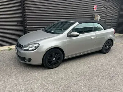 Brugt VW Golf Cabriolet 140 HK (102 kW) 2012 Sølv Cabriolet