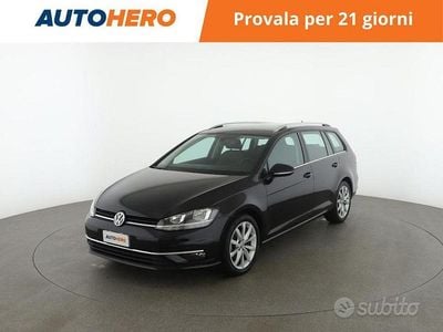 Usata VW Golf VII Executive 116 CV (85 kW) 2019 Nero Station wagon