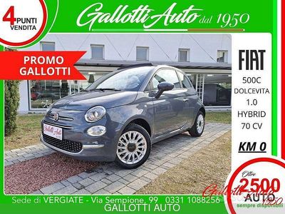 Usata Fiat 500C Dolcevita 69 CV (50 kW) 2022 Grigio Cabrio