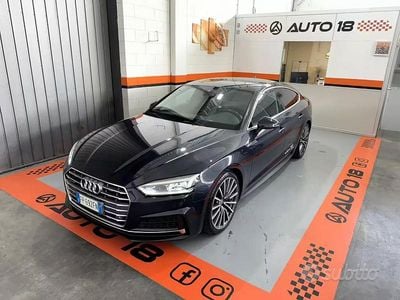 Usata Audi A5 Comfort 190 CV (139 kW) 2018 Blu Coupé