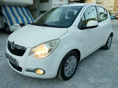 Usata Opel Agila Enjoy 86 CV (63 kW) 2010 Bianco Utilitaria