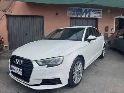 Usata Audi A3 Attraction 150 CV (110 kW) 2017 Bianco Berlina