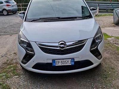 Usata Opel Zafira Tourer Cosmo 165 CV (121 kW) 2013 Bianco Monovolume