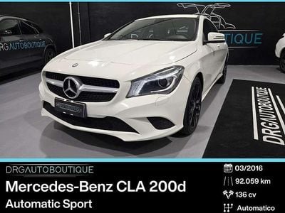 Usata Mercedes CLA200 136 CV (100 kW) 2016 Bianco Berlina