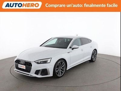 Usata Audi A5 S-Line 163 CV (119 kW) 2021 Bianco Coupé