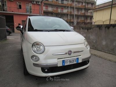 Usata Fiat 500 Lounge 95 CV (69 kW) 2010 Bianco Cabrio