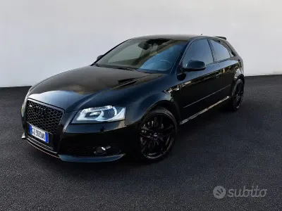 Usata Audi A3 S-Line 140 CV (102 kW) 2010 Nero Utilitaria