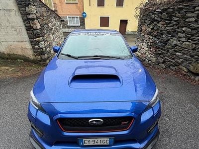 Usado Subaru WRX STI 300 CV (220 kW) 2014 Azul Berlina