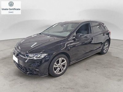 Usata VW Polo R-line 95 CV (69 kW) 2023 Nero Utilitaria