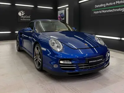 Usata Porsche 911 Turbo S Cabriolet 530 CV (389 kW) 2012 Blu/azzurro Cabrio
