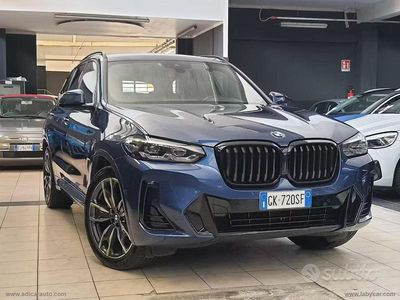 Usata BMW X3 M Sport 190 CV (139 kW) 2022 Blu/azzurro SUV