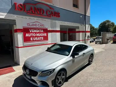 Usata Mercedes C220 AMG line 170 CV (125 kW) 2017 Grigio Berlina