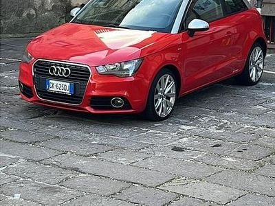 Usata Audi A1 S-Line 86 CV (63 kW) 2014 Rosso Utilitaria
