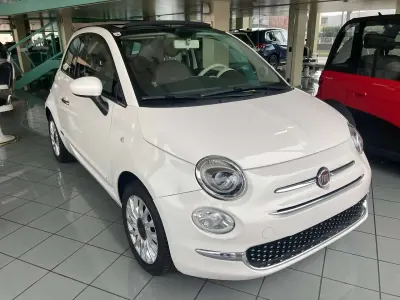 Usata Fiat 500C Lounge 69 CV (50 kW) 2016 Bianco Cabrio