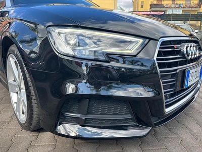 Usata Audi A3 Cabriolet S-Line 150 CV (110 kW) 2018 Nero Cabrio