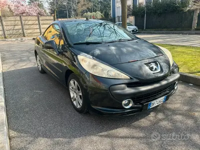 Gebraucht Peugeot 207 CC 2008 Schwarz Cabrio