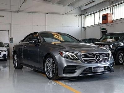 Usata Mercedes E400 Premium Plus 333 CV (244 kW) 2018 Antracite Cabrio
