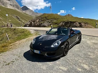 Usata Porsche Boxster Spyder 320 CV (235 kW) 2011 Nero Cabrio