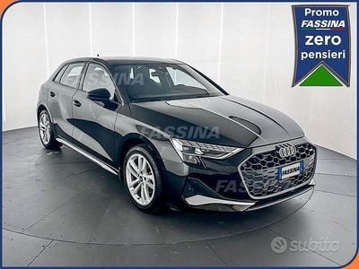 Usata Audi A3 Advanced 149 CV (109 kW) 2024 Nero Berlina