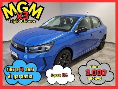Nuova Opel Corsa 110 CV (80 kW) 2025 Blu Utilitaria