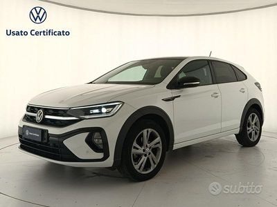 Usata VW Taigo R-line 110 CV (80 kW) 2022 Bianco SUV