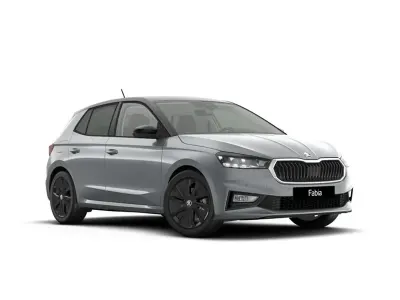 Nuova Skoda Fabia 115 CV (84 kW) 2026 Smokey diamondargento metallizzato nero Utilitaria