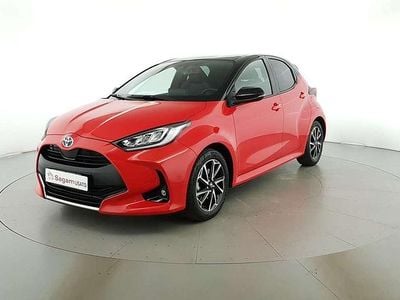 Usata Toyota Yaris Hybrid Style 92 CV (67 kW) 2021 Rosso misano perlato + nero mi Berlina