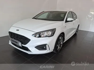 Usata Ford Focus ST-Line 125 CV (91 kW) 2019 Bianco Berlina