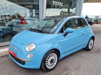 Usata Fiat 500 Lounge 84 CV (61 kW) 2010 Azzurro pastello Utilitaria
