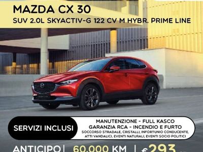 usata Mazda CX-30 2.0L e-Skyactiv-G NOLEGGIO LUNGO TERMINE 2.0 MHybrid 2WD Prime Line