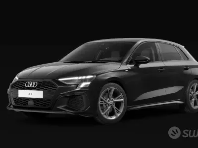 Usata Audi A3 S-Line 150 CV (110 kW) 2023 Nero Berlina