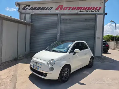 Usata Fiat 500 Sport 75 CV (55 kW) 2009 Bianco Cabrio