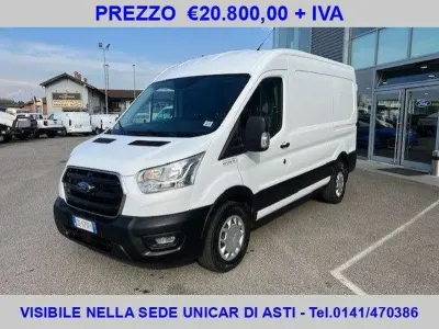 Usata Ford Transit Trend 131 CV (96 kW) 2021 Frozen white Furgone