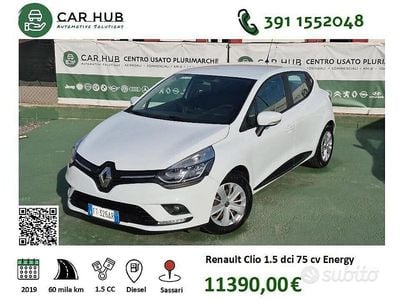 Usata Renault Clio IV Business 75 CV (55 kW) 2019 Bianco Berlina