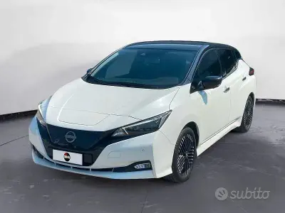 Usata Nissan Leaf N-Connecta 110 kW (150 CV) 2023 Bianco Utilitaria