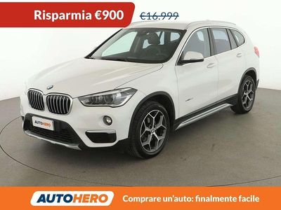 Usata BMW X1 xLine 150 CV (110 kW) 2017 Bianco SUV