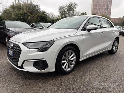 Usata Audi A3 Advanced 116 CV (85 kW) 2022 Bianco Berlina