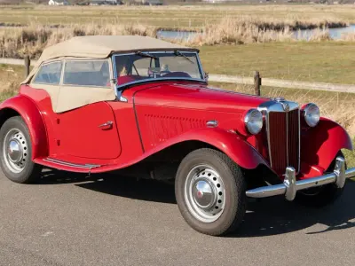 Usata MG TD 54 CV (39 kW) 1952 Rosso Cabrio