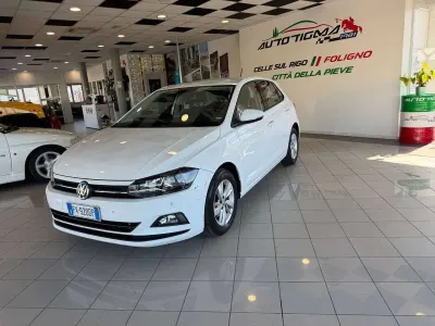 Usata VW Polo Comfortline 95 CV (69 kW) 2019 Bianco Utilitaria