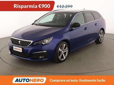 Usata Peugeot 308 GT-line 131 CV (96 kW) 2020 Blu Station wagon