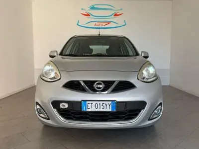 Usata Nissan Micra Tekna 80 CV (58 kW) 2014 Argento Utilitaria