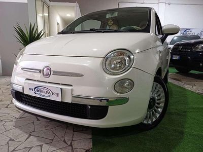Usata Fiat 500 Lounge 75 CV (55 kW) 2009 Bianco Utilitaria