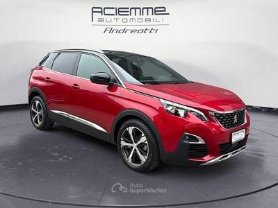 Usata Peugeot 3008 GT-line 131 CV (96 kW) 2018 Rosso SUV