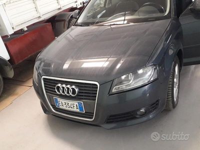 Usata Audi A3 105 CV (77 kW) 2010 Blu Berlina