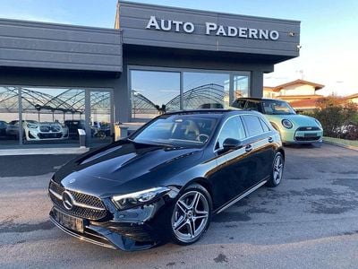 Nero notte Usata 2024 Mercedes A200 AMG Line Premium Berlina | 34.900 € (Buon prezzo)