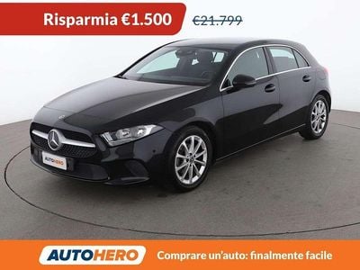 Usata Mercedes A180 136 CV (100 kW) 2021 Nero Berlina